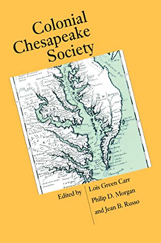 Colonial Chesapeake Society Cover
