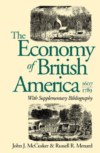 The economy of British America, 1607-1789 Cover