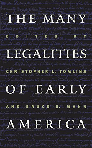The many legalities of early America Cover