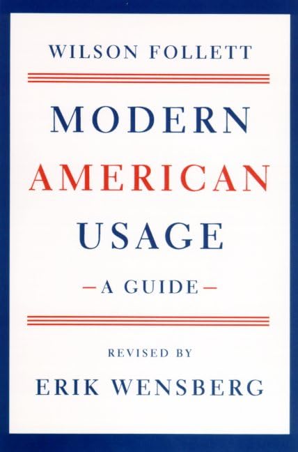Modern American usage Cover