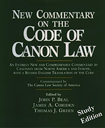 New Commentary on the Code of Canon Law Cover