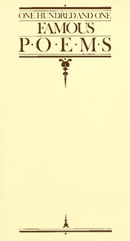 One hundred and one famous poems Cover