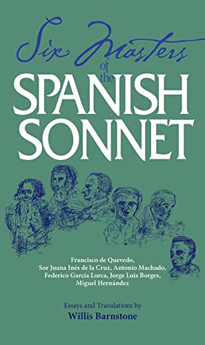 Six Masters of the Spanish Sonnet Cover