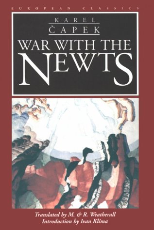 War with the Newts (European Classics) Cover