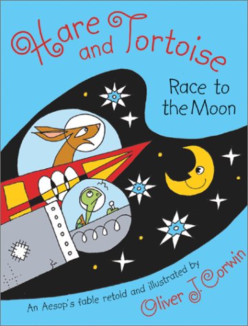 Hare and Tortoise race to the moon Cover