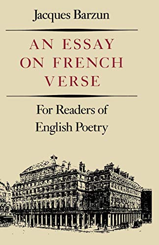 An essay on French verse Cover