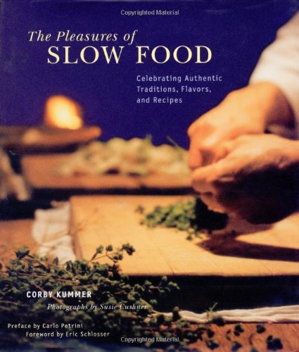 The pleasures of slow food Cover