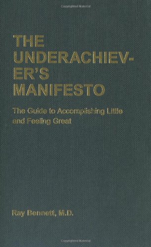 The underachiever's manifesto Cover
