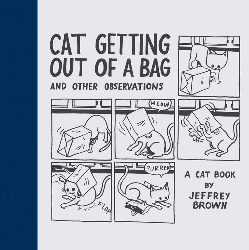 Cat Getting Out of a Bag Cover