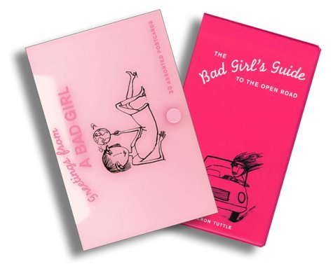 Bad Girl's Open Road Book and Postcards Set Cover