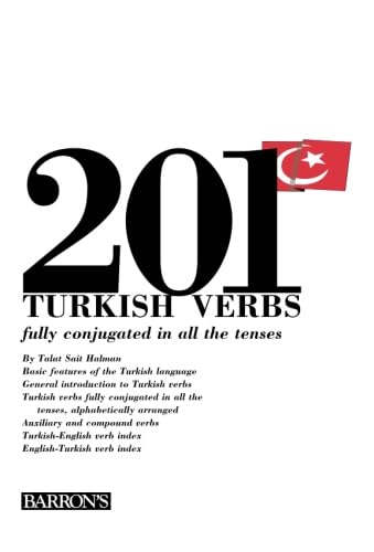 201 Turkish verbs, fully conjugated in all the tenses Cover