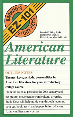 American Literature (EZ-101 Study Keys) Cover