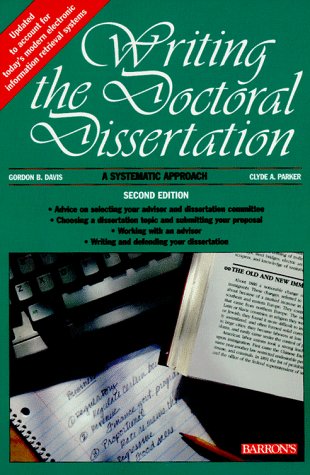 Writing the doctoral dissertation Cover