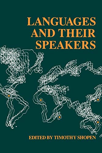 Languages and their speakers Cover