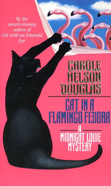 Cat in a Flamingo Fedora Cover
