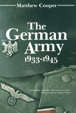 The German Army, 1933-1945 Cover