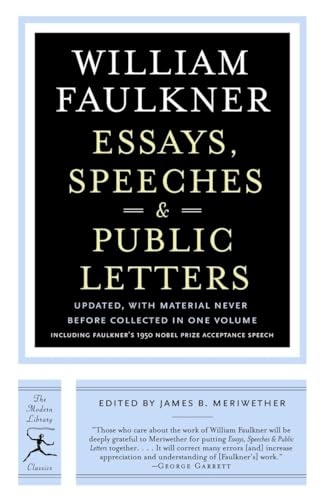Essays, speeches & public letters Cover