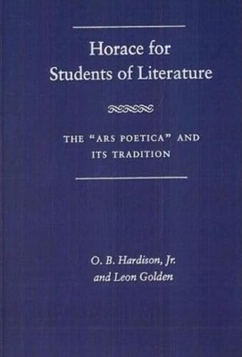 Horace for students of literature Cover