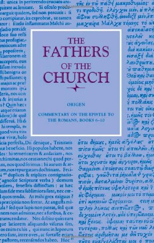 Commentary on the Epistle to the Romans. Cover