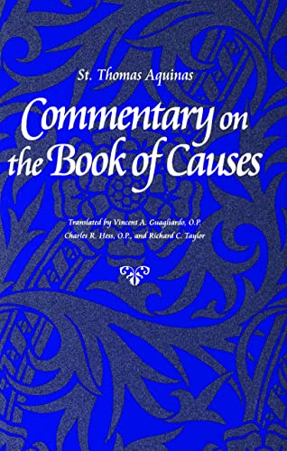 Commentary on the Book of causes Cover