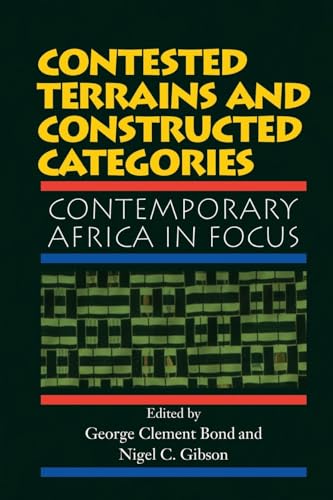 Contested terrains and constructed categories Cover
