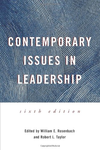 Contemporary issues in leadership Cover