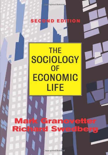 The sociology of economic life Cover