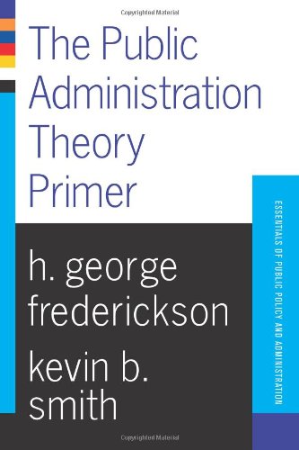 public administration theory primer Cover