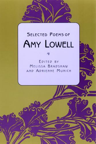 Selected poems of Amy Lowell Cover