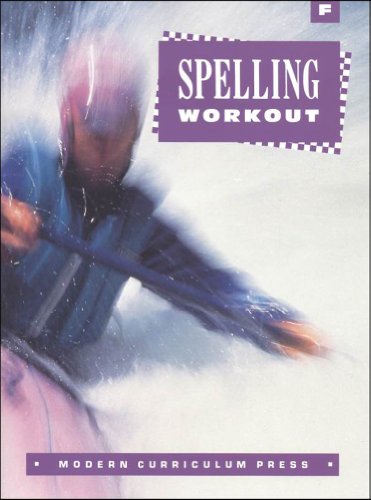 Spelling Workout (Student Edition) Level F Cover
