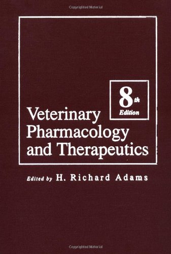 Veterinary pharmacology and therapeutics Cover
