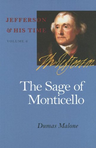 The Sage of Monticello (Jefferson and His Time) Cover