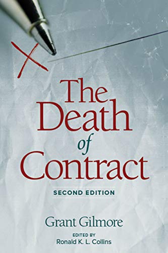The death of contract Cover