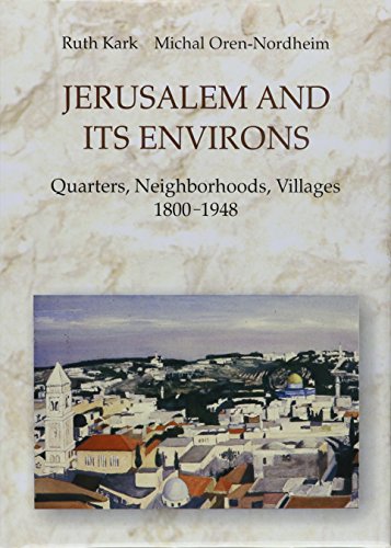 Jerusalem and Its Environs Cover