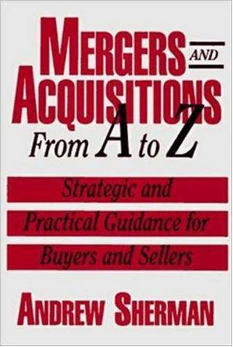 Mergers and acquisitions from A to Z Cover