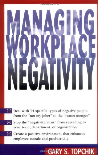 Managing Workplace Negativity Cover