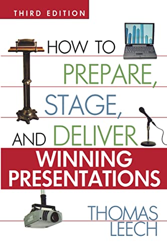 How to prepare, stage, and deliver winning presentations Cover