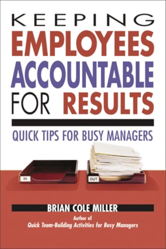 Keeping employees accountable for results Cover