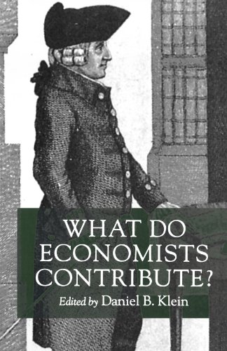 What do economists contribute? Cover