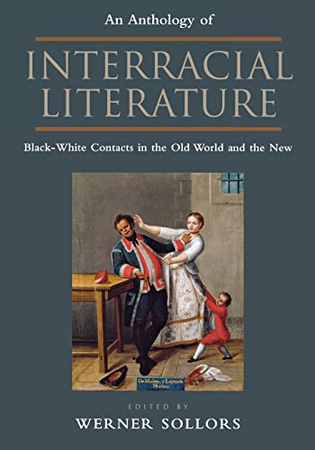 An anthology of interracial literature Cover