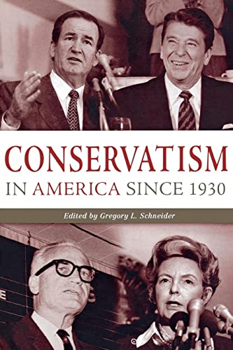Conservatism in America since 1930 Cover