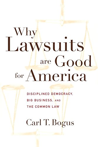 Why Lawsuits are Good for America Cover
