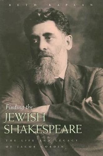 Finding the Jewish Shakespeare Cover
