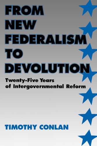 From new federalism to devolution Cover
