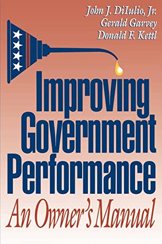 Improving government performance Cover