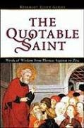 The quotable saint Cover