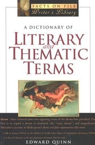 A Dictionary of literary and thematic terms Cover
