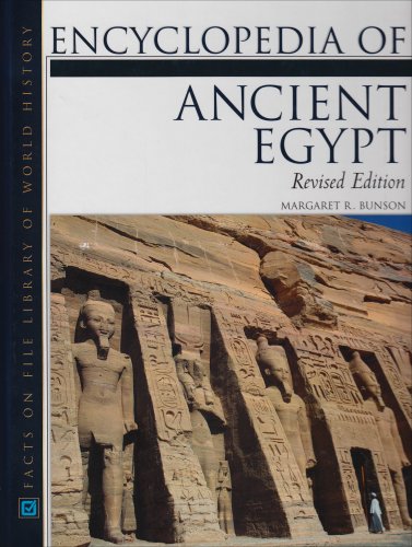 Encyclopedia of Ancient Egypt (Facts on File Library of World History) Cover