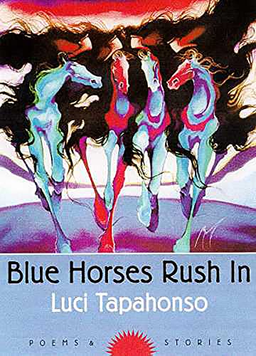 Blue horses rush in Cover