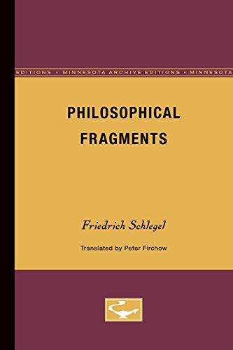 Philosophical fragments Cover